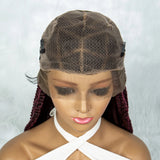 Full Lace Big Knotless Braided  Synthetic Wigs