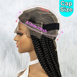 Full Lace Big Knotless Braided  Synthetic Wigs