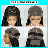 Full Lace Big Knotless Braided  Synthetic Wigs