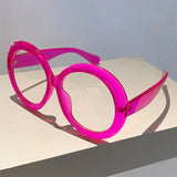 Vintage Round Frame Fashion Glasses For Women