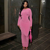 Just Sleek Women's Long Maxi Dress
