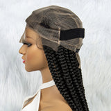Full Lace Big Knotless Braided  Synthetic Wigs