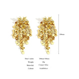 Women's Shiny Sequins Long Tassel Earrings