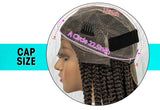Full Lace Big Knotless Braided  Synthetic Wigs