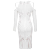Contouring Mesh See Through Dress
