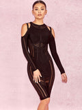 Contouring Mesh See Through Dress