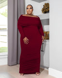 Autumn Winter Knitting Slash Neck Women Casual Dress Big Size 5XL Long Sleeves Solid Elegant Stretchy Bodycon Dresses